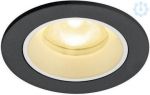 NUMINOS&reg; XS, Recessed ceiling light, 3000 K, 55&deg;, IP20, round, black / white 1009296 | 4024163314589