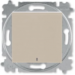 Push switch, 1 gang 1 way with LED lamp 2CHH599147A6018 | 8592624109174