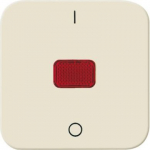 With imprint >0< and >I<. As cover for flush-mounted switch 1g1w DP and 3pole with neon lens and marking "I O" 2CKA001731A0249 | 4011395107508