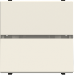 Insert/cover Rocker/button, Off switch 1-pole with LED exchangeable White - Zenit 2CLA220151N1101 | 8427238230467