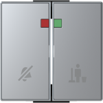 Color: Silver   Rocker for Bell push-button with DND/MUR indicator code: 8180.4 2CLA854440A1301 | 8427238224046