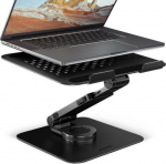 AXAGON STND-LRB stand with 360&deg; rotation for laptops and tablets | Adjustable Height, Angle | 10-17.3 " | Maximum weight (capacity) 5 kg | Black STND-LRB | 8595247909206
