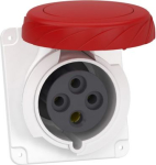 Socket, Mureva PK, panel-mounted, fast connection, 32A, 3P+E, 400V, IP67 PKY32F734 | 3303432011475