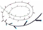 Strip String Lights, Fairy Lights, 15W, 20m, 2700-5000K, IP44, Type-C 929004101222 | 8720169076969