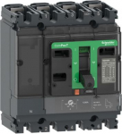 Circuit breaker, ComPacT NSX100H, 70kA/415VAC, 4 poles 3D (neutral not protected), TMD trip unit 40A C10H6TM040 | 3606481998699