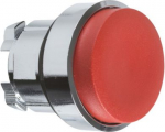 Head for illuminated push button, Harmony XB4, metal, red projecting, 22mm, push-push, unmarked ZB4BH4 | 3389110888584