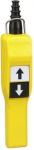 Pendant control station, Harmony XAC, plastic, yellow, pistol grip, 2 push buttons with 1NO XACA201 | 3389110645002