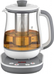 TEFAL Tastea Kettle | BJ551B10 | Tea Kettle | 1400 W | 1.5 L | Glass | 360&deg; rotational base | Grey/White BJ551B10 | 3045387245818