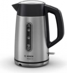Electric Kettle DesignLine Electric, 2400 W, 1.7 L, Stainless steel, Stainless steel/Black TWK4P440 | 4242005188062