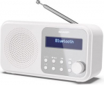 Sharp DR-P420(WH) Tokyo Portable Digital Radio, FM/DAB/DAB+, Bluetooth 5.0, USB or Battery Powered, Snowy White | Sharp | Tokyo Portable Digital Radio | DR-P420(WH) | Bluetooth | White DR-P420 WH | 4974019204567