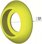 Yellow surround for Inca 2TLA030054R0400 | 7350024460049