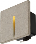 CONCRETO EL, recessed wall light grey, 3.2W, 15lm, 3000K 1006407 | 4024163266338