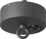 Ceiling plate for the PHOTONIA Outdoor pendant in anthracite. 1000398 | 4024163186902