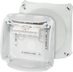 Junction box DK 0604 G 130x130x77mm IP66 grey with 5x4mm&sup2; terminal 62000152 | 4012591125433