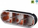 E90 Three-seat fireproof plaster box 3x75x215mm, sound resistant 69dB KPZ 68-50/3_PO | 8595568937636