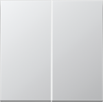 Metal 2-gang rocker, aluminum, LS AL2995 | 4011377182950