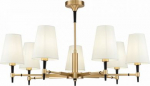 Chandelier Zaragoza 7 X E14 (40W) brass H001CL-07BS | 4251110080888