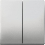 For flush-mounted switch 2g 1w, 2g push switch. Material stainless steel. Anti fingerprint. 2CKA001751A2962 | 4011395086346