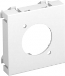 Multimedia Adapteris, XLR pievienojuma rozete 45x45mm, PC, dzidri balts, 9010 6105234 | 4012195900115