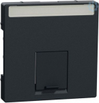 Schneider Electric Merten System M MEG4573-0414 in color anthracite is a central plate for Actassi connector. This central plate belongs to M-Arc, M-Elegance, M-Plan, M-Plan glass, M-Smart, M-Star, System M aesthetic group. The device's fixing mode i ...