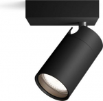 Ceiling/wall spotlight Idris, GU10, 1x5W, IP44, black 929004103501 | 8720169298972