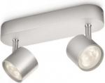 Double spotlight STAR LED bar/tube aluminium 2x4.5W SELV 9W 2700K 1000Lm IP20 915004146201 | 8718291444879