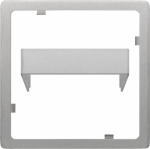 Motion detector adapter frame, platinum metallic, DELTA Style 5TG6278-5PM00 | 4001869601410