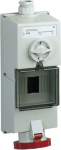 Interlocked socket, Mureva PK, wall mounting, 63A, 3P+N+E, 400V, IP65 82783 | 3303430827832