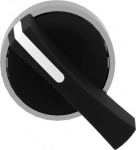 Selector switch head, Harmony XB4, metal, black, 22mm, long handle, 2 positions, spring return right ZB4BJ4 | 3389110889048