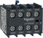 Auxiliary contact block, TeSys K, 2NO+2NC, front mounting, lugs-ring terminals LA1KN226 | 3389110873979