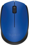 Сomputer mouse M171, Wireless, USB, AA, Blue 910-004640 | 5099206062863