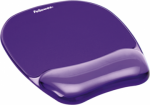 Gel mouse pad with wrist rest Crystals&reg;, purple 9144104 | 077511914416