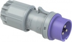 CEE-plug 3x32A 24VAC 50/60Hz IP44 TWIST, purple/grey 073V | 9003399061066