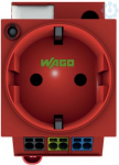 Socket for DIN35 with LED 16A red 709-583 | 4055143718301