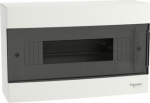 Consumer unit Easy9 EU, surface, 12 modules, 2 earth/neutral terminal blocks, smoked door EZ9EUC112 | 3606486370063