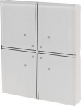 2-channel glass button, white GS2-AC-R-W GS2-AC-R-W | 5902431672229