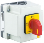 Switch enclosure PCE MERZ ML032.3-RG3/OB 32A 0-1 3P IP65 1 padlock red/yellow ML032.3-RG3/OB | 5902082026846