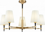 Chandelier Zaragoza 5 X E14 (40W) brass H001CL-05BS | 4251110057132