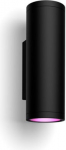 Hue Appear outdoor wall luminaire 2x8W black White and color ambiance 1746330P7 915005842801 | 8718696174371