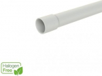 Pipe for indoor use, light grey, smooth D50mm, 750N, 3m, halogen free EPG50D750N3M | 4752255021311