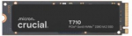SSD CRUCIAL T710 2TB M.2 PCIe Gen5 NVMe Write speed 13800 MBytes/sec Read speed 14500 MBytes/sec TBW 1200 TB CT2000T710SSD5 CT2000T710SSD5 | 649528945549
