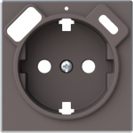 Color: Taupe   Cover plate for Schuko socket outlet code+USB charger 8188.4 2CLA858840A6301 | 8427238272771