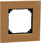 Wood frame, 1-gang, Beech, M-PLAN MEG4051-3470 | 4042811171339