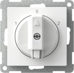 Rotary switch, Exxact, 3 positions, 16A, screw terminals, white WDE002210 | 3606480202698