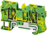 Terminal block 6mm2, green-yellow 1Px2 Linergy TR NSYTRR62PE | 3606480532825