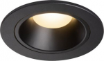 Downlight Luminaire NUMINOS&reg; DL S 3000K 55&deg;, 8,6W, IP20/IP44, black 1003799 | 4024163239493