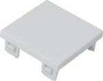 blind plate 45 x 22,5 mm for 2-gang module Rastec 45, pure white EMR029010 | 4012002245897