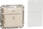 Key card Switch 10AX, beige Sedna Design SDD112121 | 3606481478832