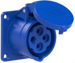 CEE-flanged socket 4x16A (3P+PE) 9h IP44 314-9 | 9003399044625