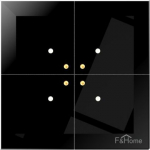 4-channel glass button, black GS4-AC-T-B&nbsp; GS4-AC-T-B&nbsp;